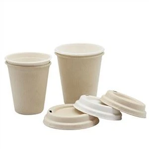 Kertakäyttöiset sokeriruoko bagasse-sellukahvikupit